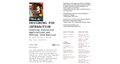 Desktop Screenshot of designingforinteraction.com